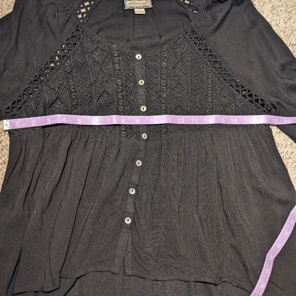ETHEREAL size small black shirt - Picture 4 of 7